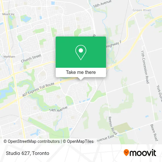 Studio 627 map