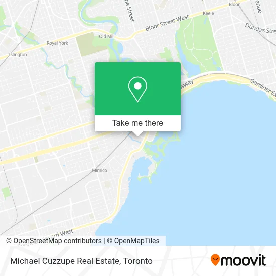 Michael Cuzzupe Real Estate map