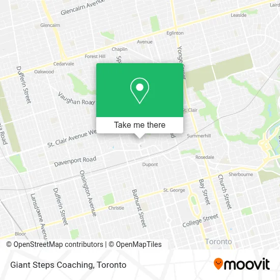 Giant Steps Coaching map