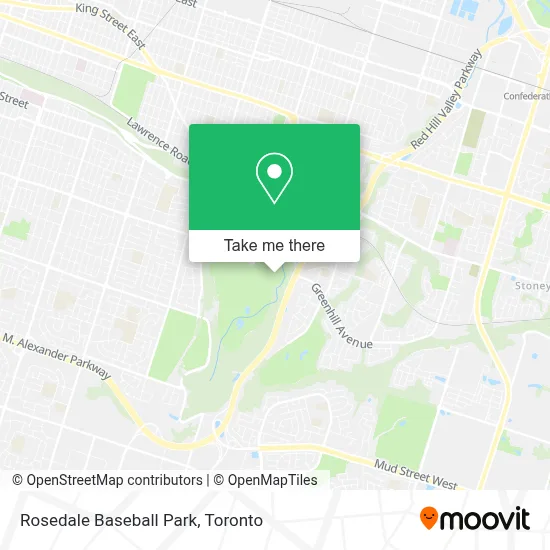 Rosedale Baseball Park plan