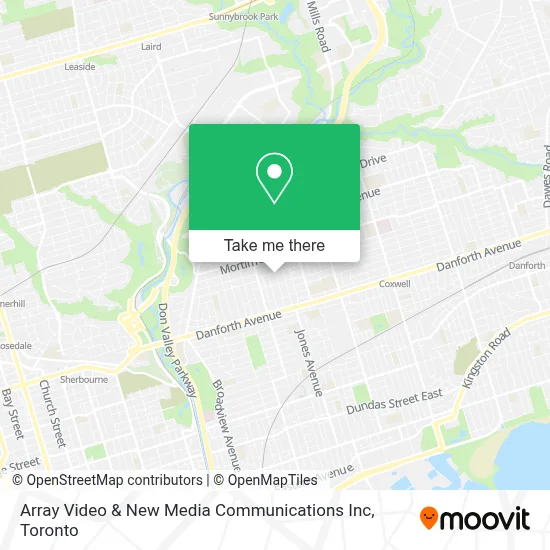 Array Video & New Media Communications Inc map
