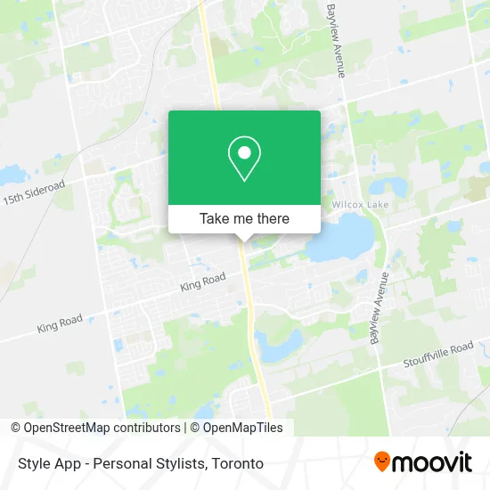 Style App - Personal Stylists map