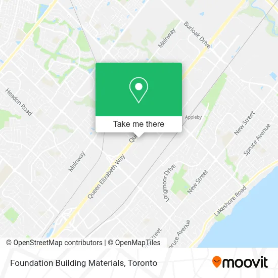 Foundation Building Materials map
