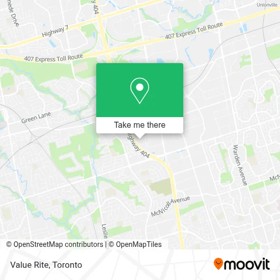Value Rite map