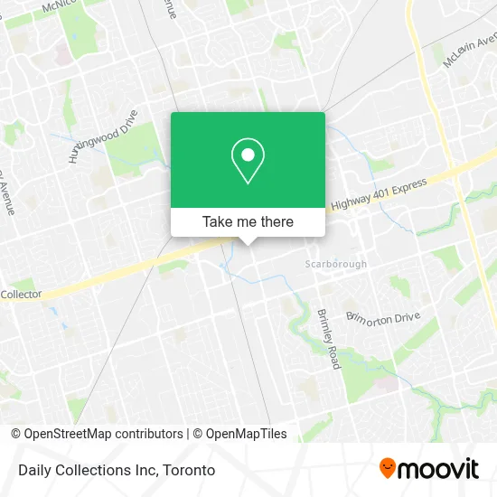 Daily Collections Inc map