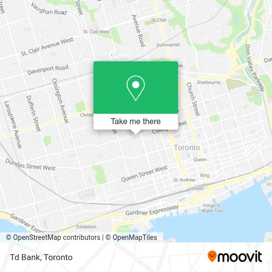 Td Bank map