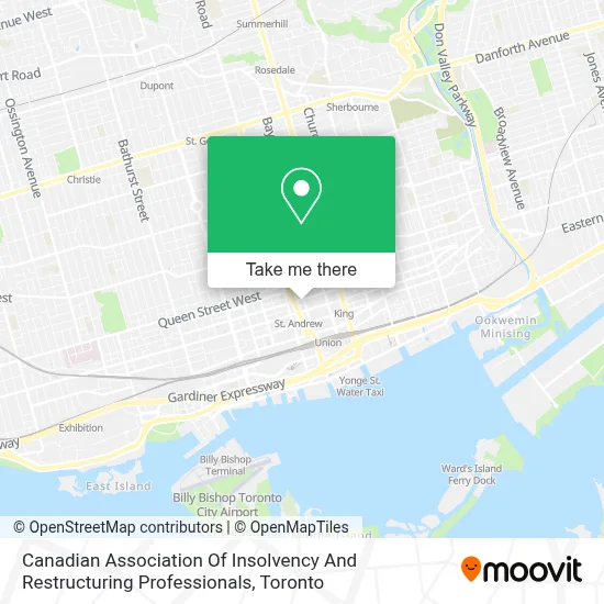 Canadian Association Of Insolvency And Restructuring Professionals map