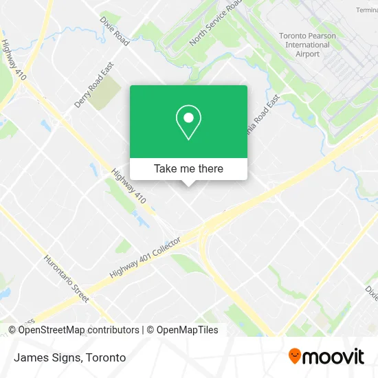 James Signs map