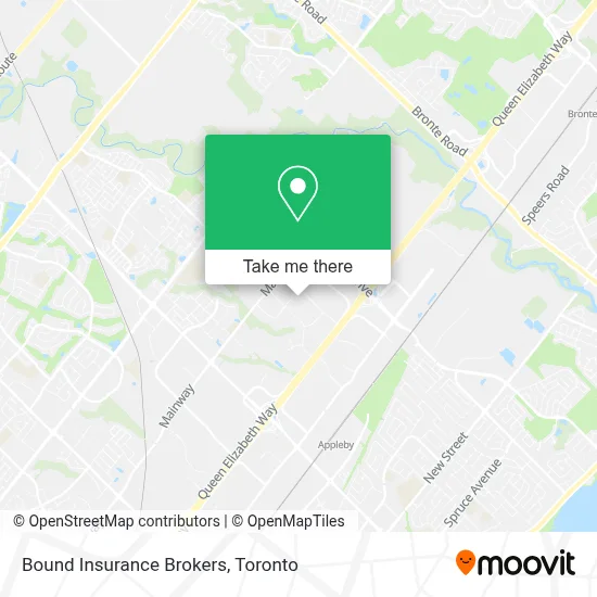 Bound Insurance Brokers map