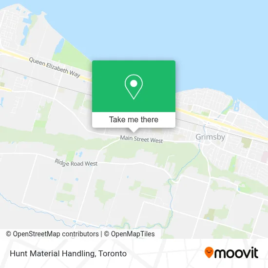 Hunt Material Handling map