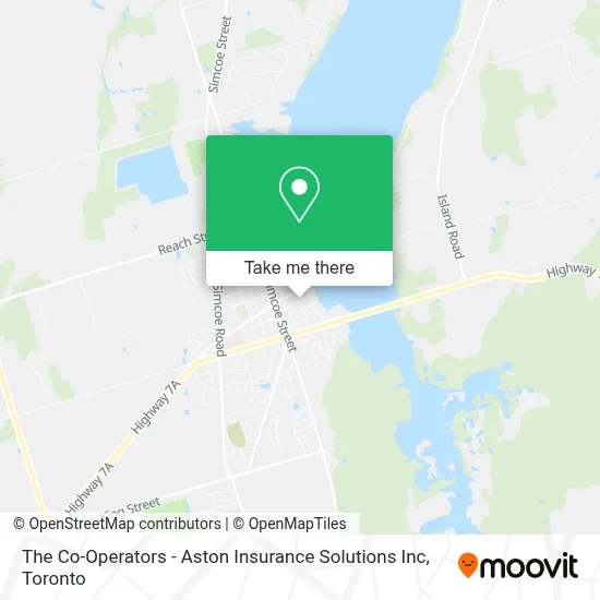 The Co-Operators - Aston Insurance Solutions Inc map