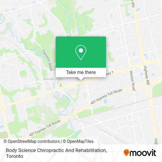 Body Science Chiropractic And Rehabilitation map