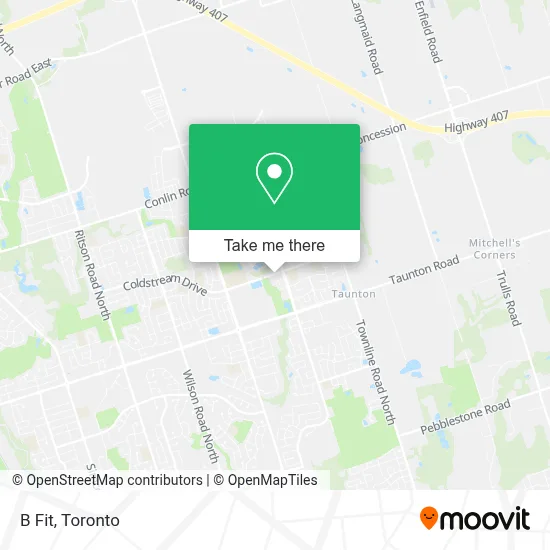 B Fit map
