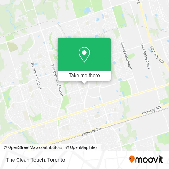 The Clean Touch map