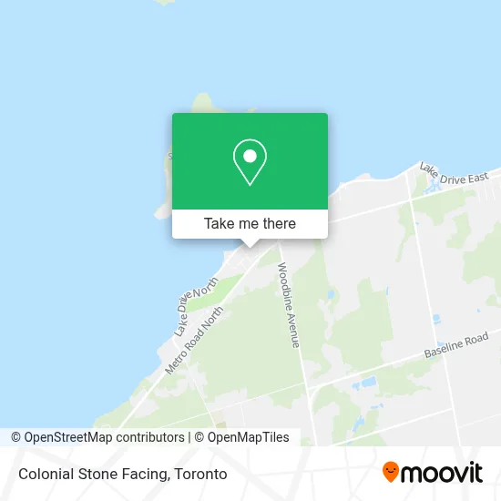 Colonial Stone Facing map