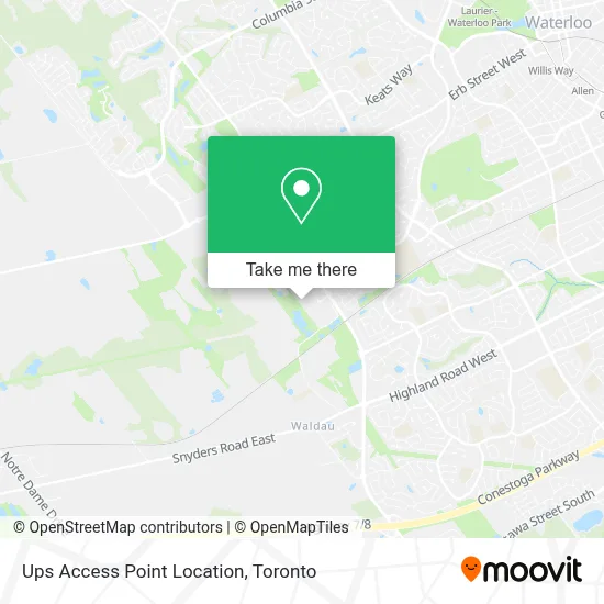 Ups Access Point Location plan