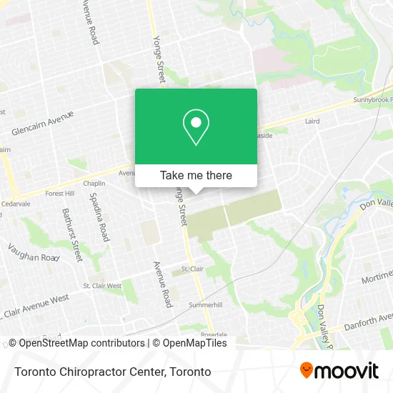 Toronto Chiropractor Center plan
