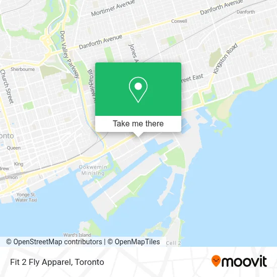 Fit 2 Fly Apparel map