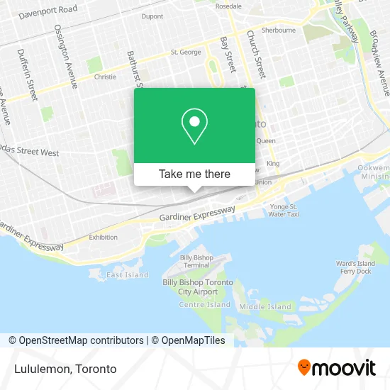 Lululemon map