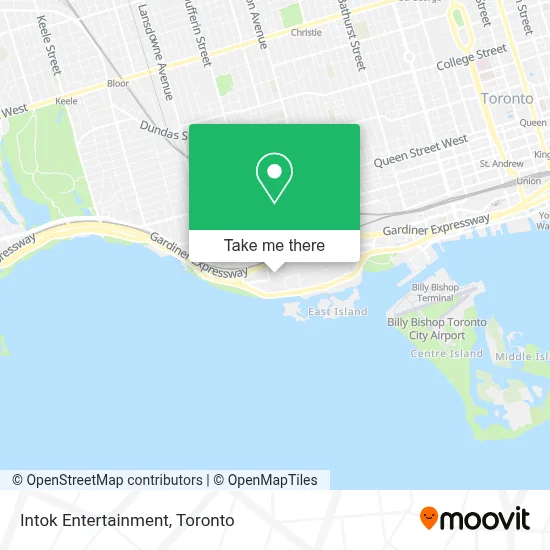 Intok Entertainment map