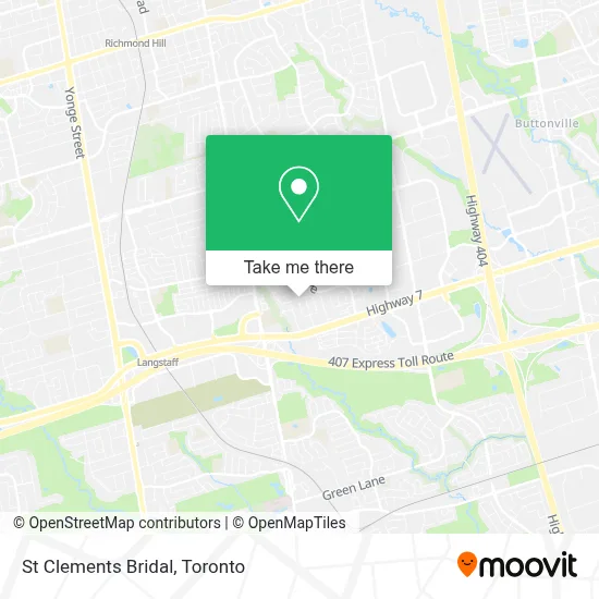 St Clements Bridal map