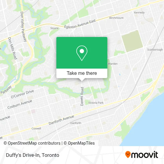 Duffy's Drive-In map