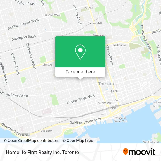 Homelife First Realty Inc map