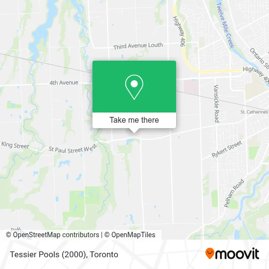Tessier Pools (2000) map