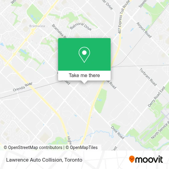 Lawrence Auto Collision map