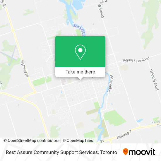 Rest Assure Community Support Services map