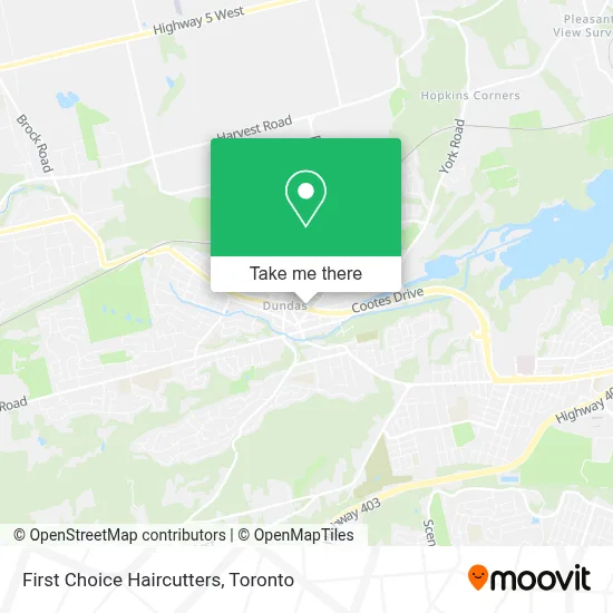 First Choice Haircutters map