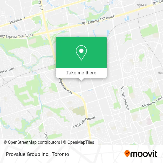 Provalue Group Inc. map