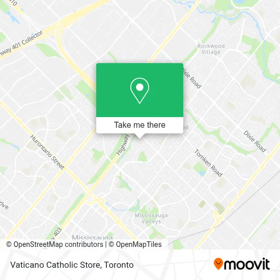 Vaticano Catholic Store map