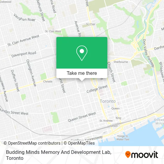 Budding Minds Memory And Development Lab map