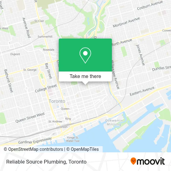 Reliable Source Plumbing map
