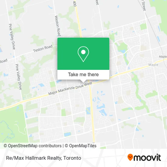 Re/Max Hallmark Realty map