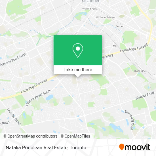 Natalia Podolean Real Estate map