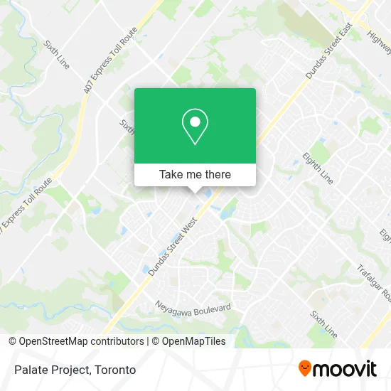 Palate Project map