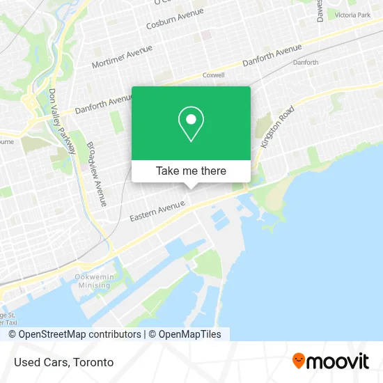 Used Cars map