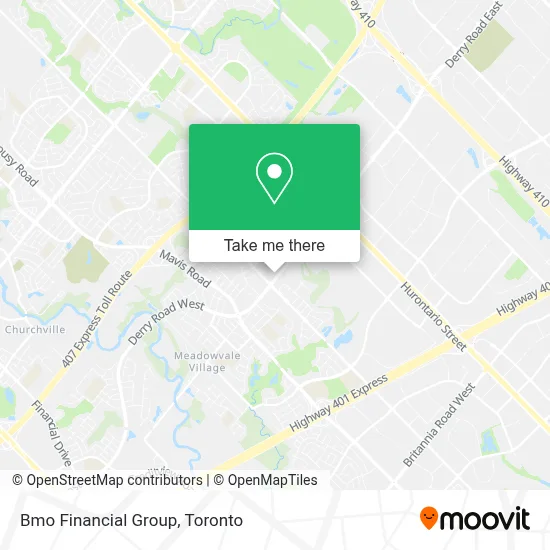 Bmo Financial Group map