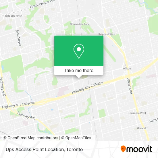 Ups Access Point Location plan
