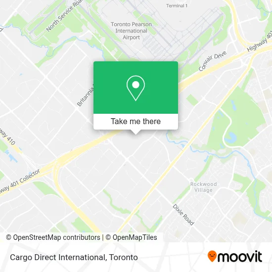 Cargo Direct International map