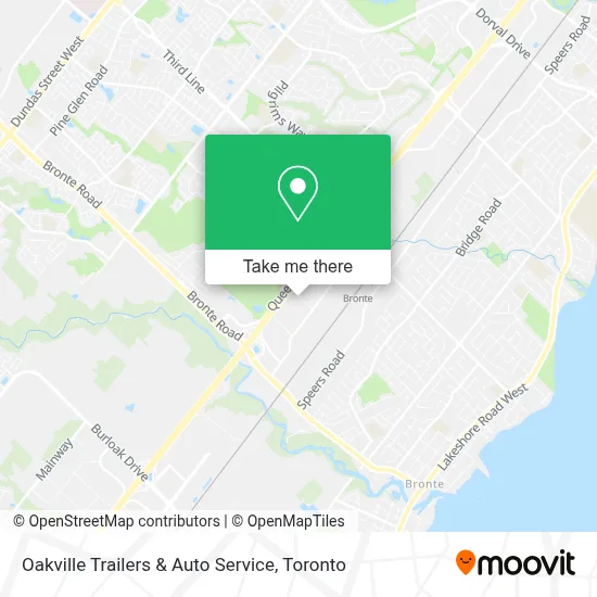Oakville Trailers & Auto Service map