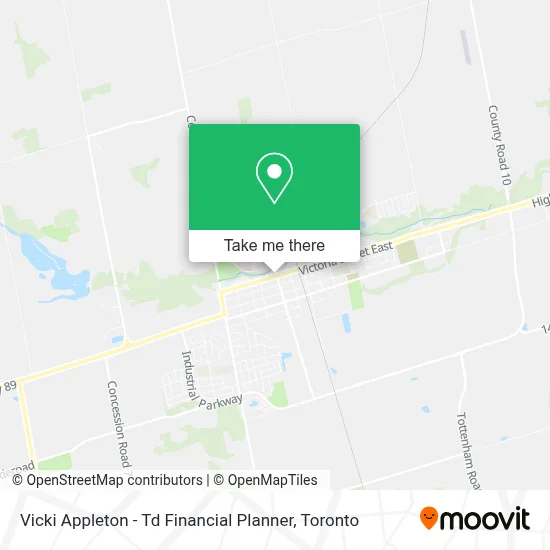 Vicki Appleton - Td Financial Planner map