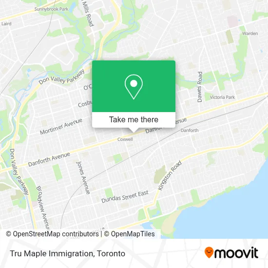 Tru Maple Immigration map