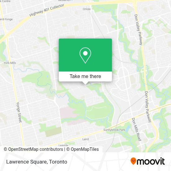 Lawrence Square map