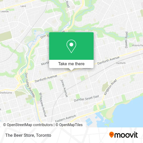 The Beer Store map