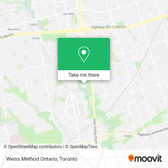 Weiss Method Ontario map