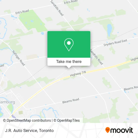 J.R. Auto Service map