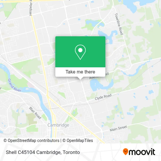 Shell C45104 Cambridge map